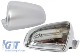 image-31-Mirror Covers suitable for Audi S3 A3 8P S4 A4 B6 B7 S6 A6 4F Extinction Aluminium Plated Complete Housing