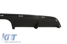 Задна въздушен дифузьор Апертура Спойлер Valance подходящ за Smart ForTwo 451 Facelift (2012-2015) B Дизайн-image-57130