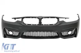 image-26-Предна Броня, подходяща за BMW 3 Series F30 F31 Non LCI & LCI (2011-2018) M3 Sport EVO Дизайн с Фарове за мъгла на корпуса