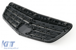 Предна Решетка подходяща за Mercedes S-Class W221 Facelift (2010-2013) S63 S65 Дизайн Piano Black-image-6127563