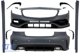 image-12-Пълен комплект за каросерия, подходящ за Mercedes A-Class W176 (2012-2018) Facelift A45 Дизайн