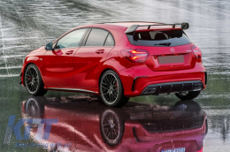 Пълен комплект за каросерия, подходящ за Mercedes A-Class W176 (2012-2018) Facelift A45 Дизайн-image-6049623