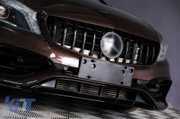 Предна Броня подходяща за Mercedes A-Class W176 (2012-2018) A45 Дизайн Facelift Look-image-6100181