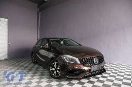 Предна Броня подходяща за Mercedes A-Class W176 (2012-2018) A45 Дизайн Facelift Look-image-6100183