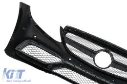 Предна Броня подходяща за Mercedes C-Class W205 S205 C205 A205 (2014-2018) Лимузина T-Model Купе Cabriolet C63 Дизайн-image-6020304