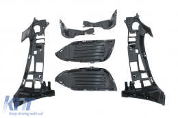 Предна Броня подходяща за Mercedes C-Class W205 S205 C205 A205 (2014-2018) Лимузина T-Model Купе Cabriolet C63 Дизайн-image-6020306