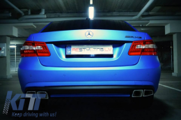 Комплект за преобразуване на тялото, подходящ за Mercedes E-Class W212 (2009-2013) E63 Дизайн с Накрайници за ауспух-image-5988200
