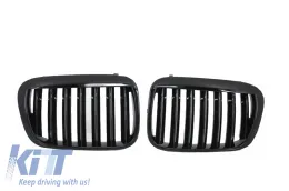image-76-Central Grilles Kidney Grilles 3 Series suitable for BMW E46 Pre Facelift (1998-2001) X5 Piano Black Design