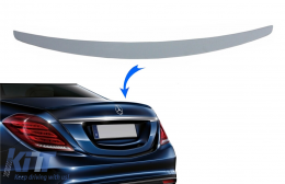 Спойлер за багажник, подходящ за Mercedes S-Class W222 (2014-up) Спорт Задна Lip-image-6081213