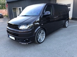 Спойлер за Предна Броня подходящ за VW Transporter Multivan Caravelle T5 T5.1 Facelift (2010-2015) Sportline Дизайн LED DRL-image-6030916