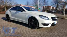 Пълен комплект за тяло с Накрайници за ауспух, подходящ за Mercedes CLS W218 C218 Sedan (2011-2017) CLS63 Дизайн-image-5990492