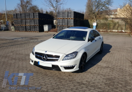 Пълен комплект за тяло с Накрайници за ауспух, подходящ за Mercedes CLS W218 C218 Sedan (2011-2017) CLS63 Дизайн-image-5990494