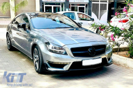 Пълен комплект за тяло с Накрайници за ауспух, подходящ за Mercedes CLS W218 C218 Sedan (2011-2017) CLS63 Дизайн-image-6102203