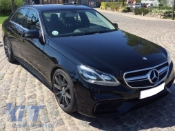Предна Броня подходяща за Mercedes E-Class W212 S212 Facelift (2013-2016) E63 Дизайн-image-6014691