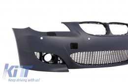 Предна Броня подходяща за BMW 5 Series E60 E61 (2003-2007) M5 Дизайн PDC 24mm-image-5992284