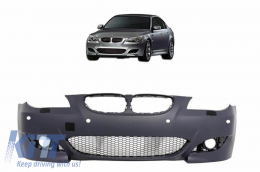 Предна Броня подходяща за BMW 5 Series E60 E61 (2003-2007) M5 Дизайн PDC 24mm-image-6100388