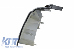 Централна решетка и Странични вентилационни отвори отвори, подходящи за Land Range Rover Спорт L320 (2005-2008) автобиография Look Черен Сребърен Edition-image-6042524