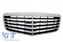 Предна Броня подходяща за Mercedes W211 E-Class (2002-2009) Сглобяване с Facelift Предна Решетка-image-6083487
