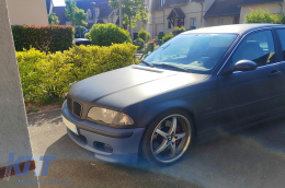 Предна Броня подходяща за BMW 3 Series E46 Sedan Touring (1998-2004) M-Technik M-Tech M-Sport Модел Без фарове за мъгла-image-6112926