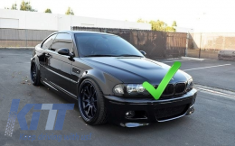 Капаци за Фарове за мъгла подходящи за BMW 3 Series E46 (1998-2005) M3 M-Technik M-Sport Дизайн-image-6018005
