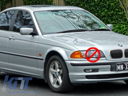 Капаци за Фарове за мъгла подходящи за BMW 3 Series E46 (1998-2005) M3 M-Technik M-Sport Дизайн-image-6018008