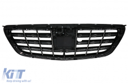 Предна Броня с Решетка подходяща за Mercedes S-Class W222 (2013-06.2017) S65 Дизайн-image-5994861