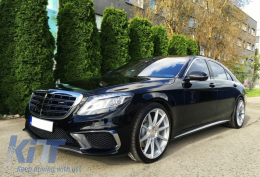 Предна Броня с Решетка подходяща за Mercedes S-Class W222 (2013-06.2017) S65 Дизайн-image-6033978