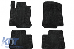 image-2-Floor Mats Rubber Mats suitable for MERCEDES Benz ML W166 (2011-up) Black