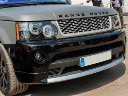 Комплект за тяло, подходящ за Land Range Rover Спорт L320 Facelift (2009-2013) Автобиографичен дизайн Сребърен Решетка Edition-image-6016006