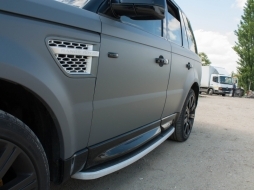 Комплект за тяло, подходящ за Land Range Rover Спорт L320 Facelift (2009-2013) Автобиографичен дизайн Сребърен Решетка Edition-image-6016007