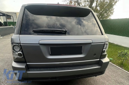 Комплект за тяло, подходящ за Land Range Rover Спорт L320 Facelift (2009-2013) Автобиографичен дизайн Черен Сребърен Решетка Edition-image-6103571