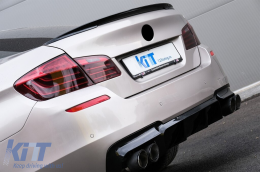 Въздушен дифузьор с двоен изход подходящ за BMW 5 Series F10 F11 (2011-2017) M Design-image-6069872