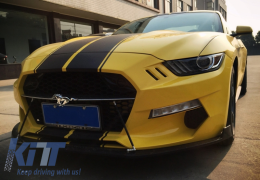 Пълен комплект за каросерия, подходящ за Ford Mustang Mk6 VI шесто поколение (2015-2017) Ракетен стил-image-6040124