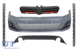 image-7-Пълен комплект за каросерия, подходящ за VW Golf 7 VII (2013-2016) TFSI Дизайн с Предна Решетка