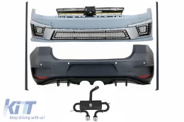 image-3-Пълен комплект за каросерия, подходящ за VW Golf 7 VII 5G1 (2012-2017) R400 Дизайн с Пълна изпускателна система Catback
