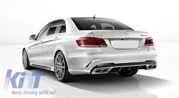 Задна дифузьор подходящ само за MERCEDES E-Class W212 S212 Facelift (2013-2016) Спорт пакет Броня-image-6003595