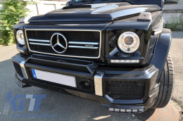 Лопатка за преден капак Лопатка за капак, подходяща за Mercedes W463 G-Class (1989-нагоре) Дизайн PMMA-image-6003147
