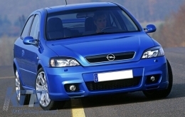 Предна Броня подходяща за Opel / VAUXHALL Astra G (1998-2005) OPC дизайн с Фарове за мъгла-image-6031640