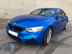 Пълен комплект за каросерия, подходящ за BMW 4 Series F32 Купе F33 Кабрио (2013-2019) M4 Дизайн с Накрайници за ауспух ACS Design-image-6003309