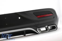 Комплект за тяло, подходящ за Mercedes GLE Купе C292 Спортна линия (2015-2019) с Хром-image-6004431