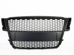 image-37-Предна Решетка без значки, подходяща за AUDI A5 8T (2007-2011) RS Дизайн Матово черно