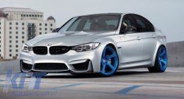 Предни калници , подходящи за BMW 3 Series 3 F30 F31 (2011-up) Sedan Touring M3 Дизайн Черен-image-6009374