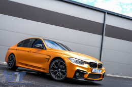 Предни калници , подходящи за BMW 3 Series 3 F30 F31 (2011-up) Sedan Touring M3 Дизайн Черен-image-6070162