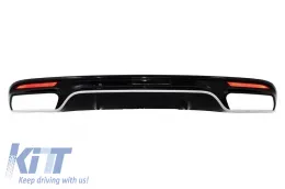 image-4-Rear Bumper Diffuser suitable for MERCEDES Benz C217 Coupe S-Class (2014-up) S63 Sport Design