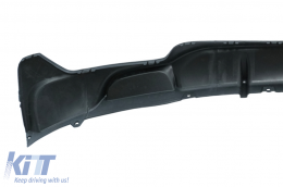 Дефузьор за задна броня , подходящ за BMW 4 Series F32 F33 F36 (2013-) Купе Кабрио M Performance Дизайн Ляво двоен изход-image-6018217