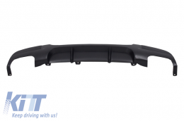 image-0-Rear Bumper Twin Double Diffuser suitable for BMW E90 3 Series M Performance Design (2004-2012)