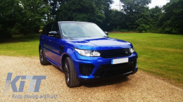 Пълен комплект за каросерия, подходящ за Range ROVER Спорт L494 (2013-2017) SVR Дизайн със Прагове и Антикрило-image-6010718