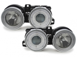 image-7-Scheinwerfer suitable for BMW E30 09.87-10.90_2 Standlichtringe_chrome