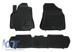 image-62-Floor mat black CITROEN Berlingo; suitable for PEUGEOT Partner 2008-
