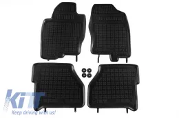image-24-Floor mat black suitable for NISSAN Navara 03/2005-